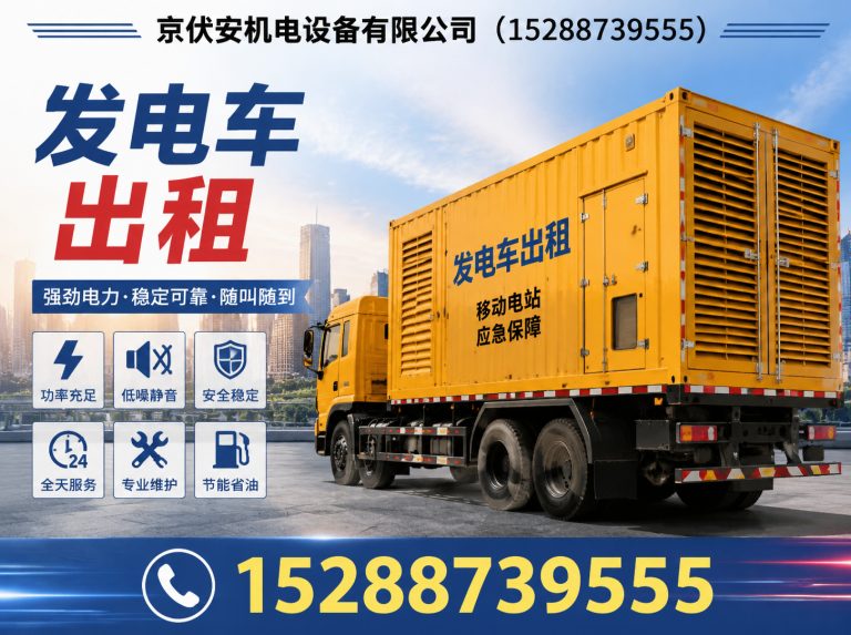 铁岭发电车出租展示图